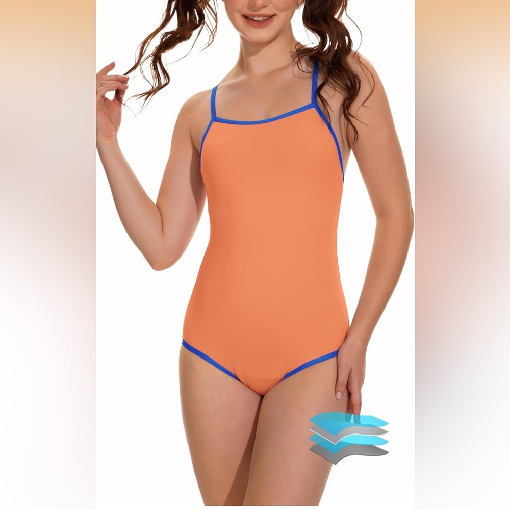 Beautikini Period Swimwear - One Piece Menstrual Leakproof Swimsuit M/ 644-BB3